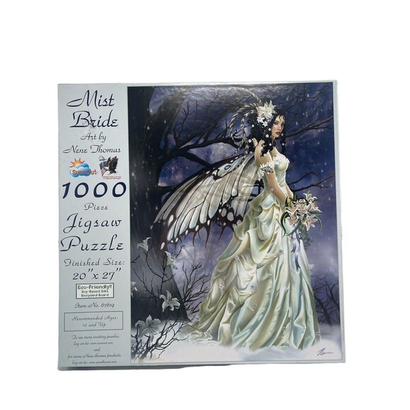 Nene Thomas "Mist Bride's Maid" Fairy 1000pc Jigsaw Puzzle RARE Complete - Picture 1 of 7